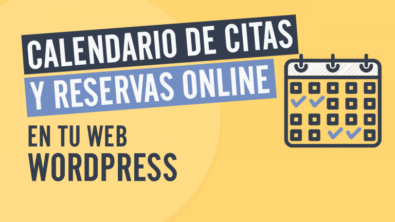 calendario citas wordpress, sistema reservas